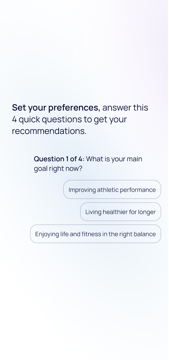 LONViTA morning readiness screen